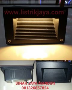 Lampu Tangga Led 3 Watt Minimalis Body Hitam