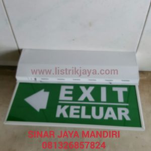 Lampu Exit Keluar Neon 10 Watt