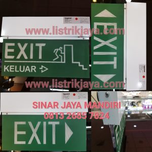 Lampu Emergency Exit Powercraft