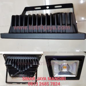 Lampu Sorot Led Kaca Cembung Hiled 80W Kuning