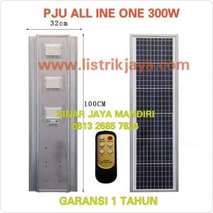 Lampu Jalan PJU Led 300W Solarcell All In One