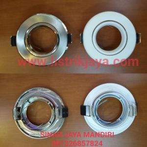 Downlight Lampu Tusuk MR16 Putih Dan Silver