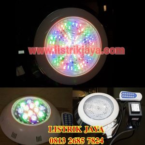 Lampu Kolam Renang LED 12W RGB + Remote Control + Balast
