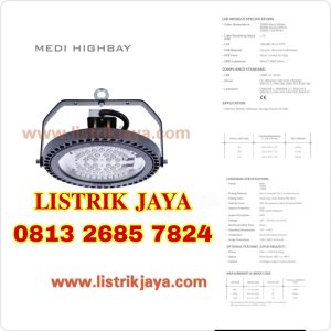 Lampu Industri Highbay Led Nikkon 80 Watt