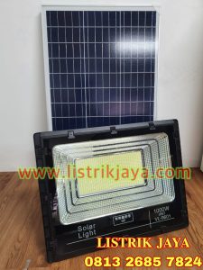 Lampu Sorot Solar Panel 1000W Two In One